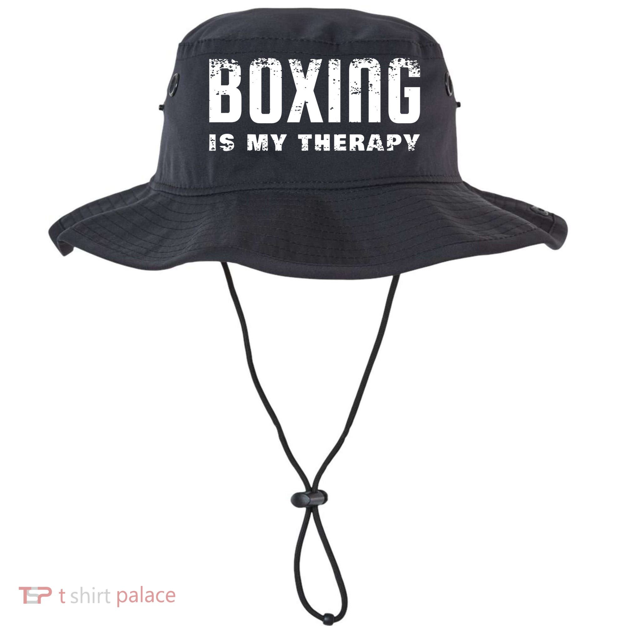 Boxing Is My Therapy Boxer Gift Bucket Hat