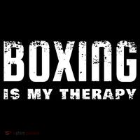 Boxing Is My Therapy Boxer Gift Baby Bodysuit thumb 2