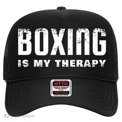 Boxing Is My Therapy Boxer Gift Hat