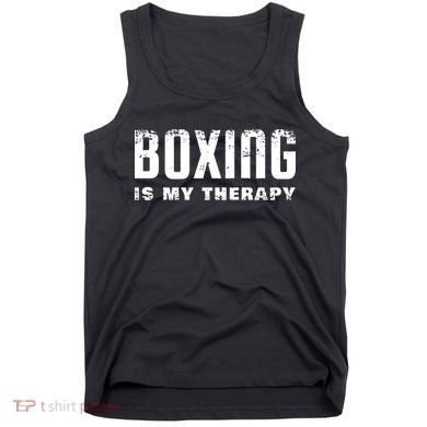 Boxing Is My Therapy Boxer Gift Tank Top