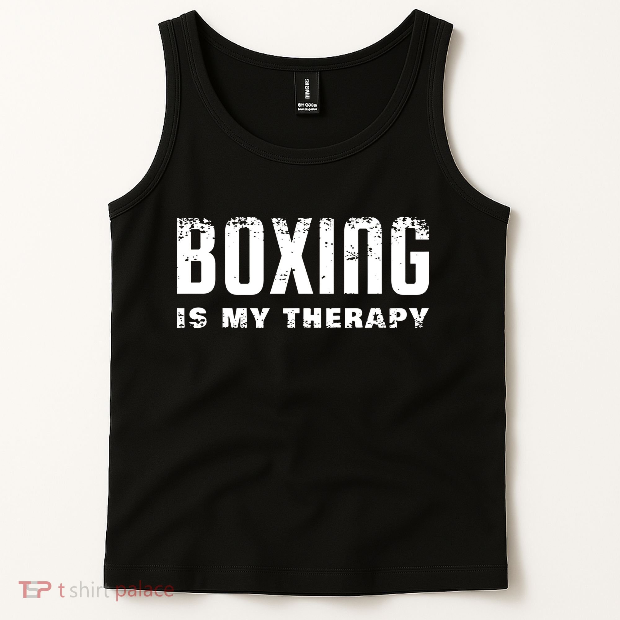 Boxing Is My Therapy Boxer Gift Tank Top