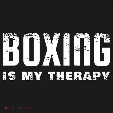 Boxing Is My Therapy Boxer Gift Toddler Long Sleeve Shirt