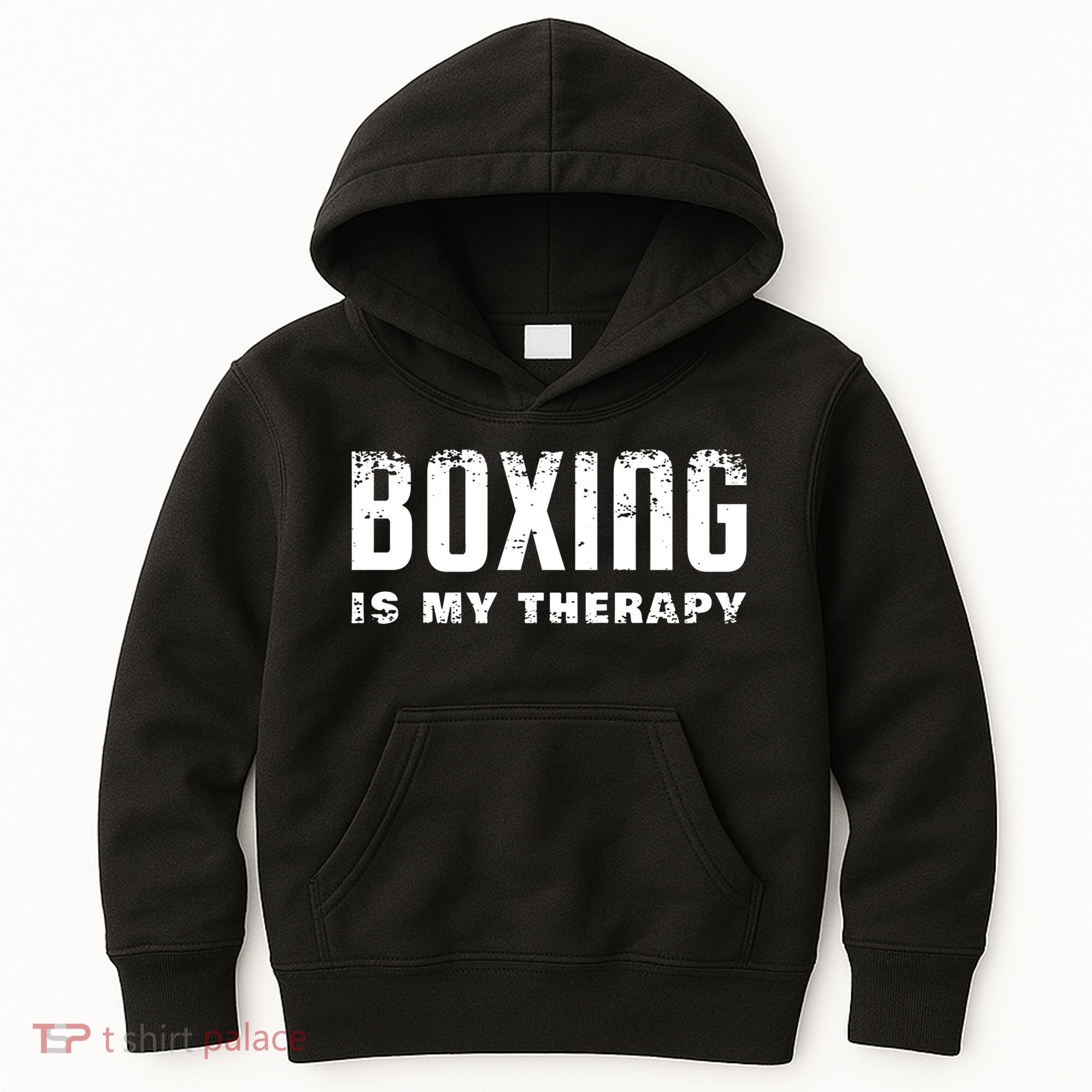 Boxing Is My Therapy Boxer Gift Kids Hoodie