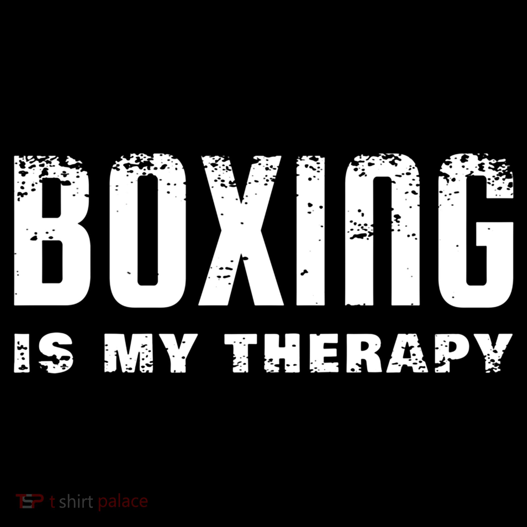 Boxing Is My Therapy Boxer Gift Kids Hoodie