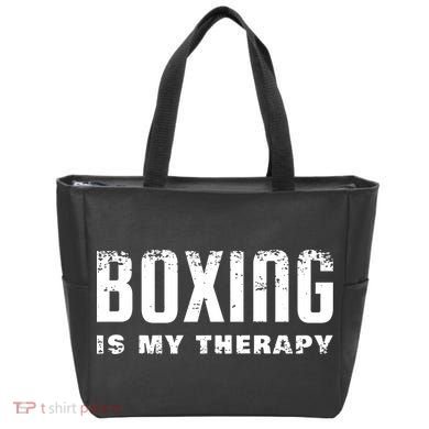 Boxing Is My Therapy Boxer Gift Tote Bag