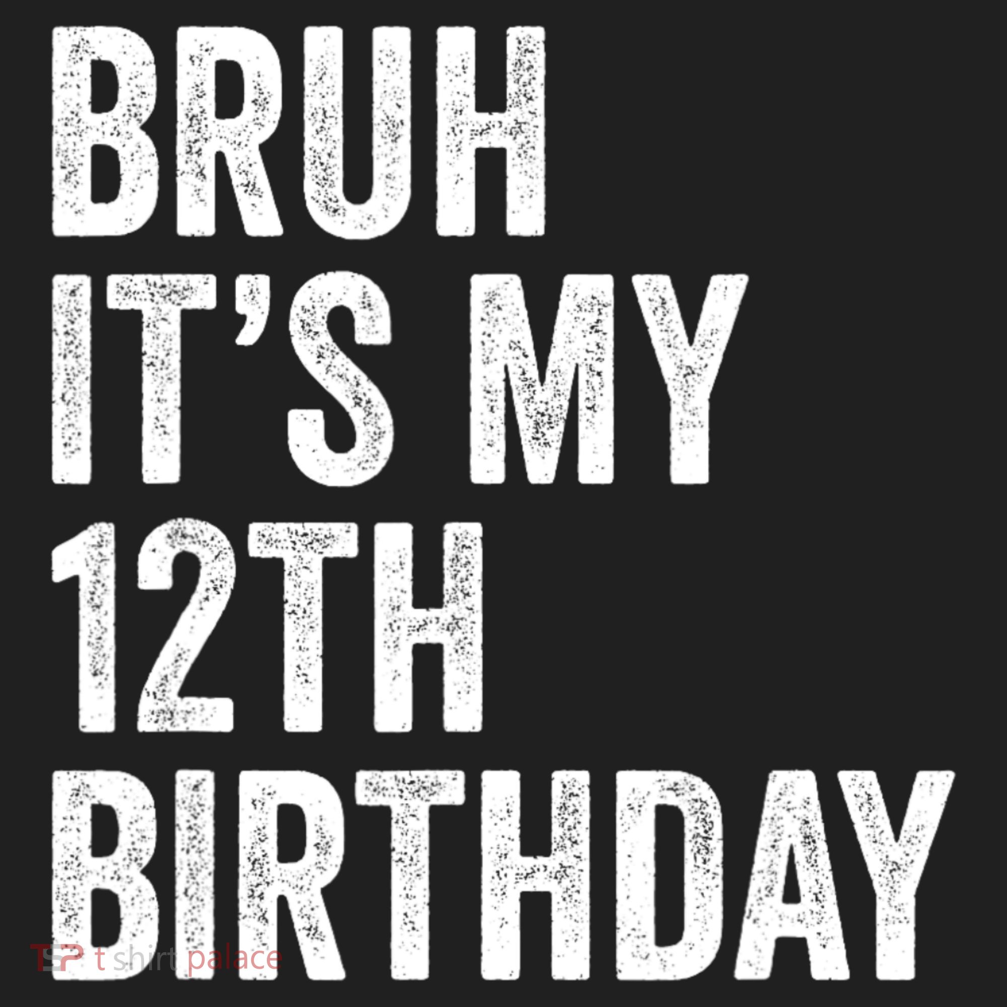 Bruh Its My 12th Birthday 12 Year Old Birthday Beanie