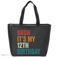 Bruh Its My 12th Birthday 12 Year Old Birthday Tote Bag thumb 0