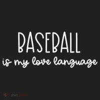 Baseball Is My Love Language Fan Gift Women's Sweatshirt thumb 2