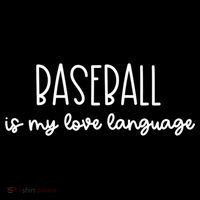 Baseball Is My Love Language Fan Gift Pajama Set thumb 2