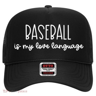 Baseball Is My Love Language Fan Gift Hat