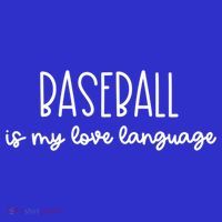 Baseball Is My Love Language Fan Gift Sweatshirt thumb 3