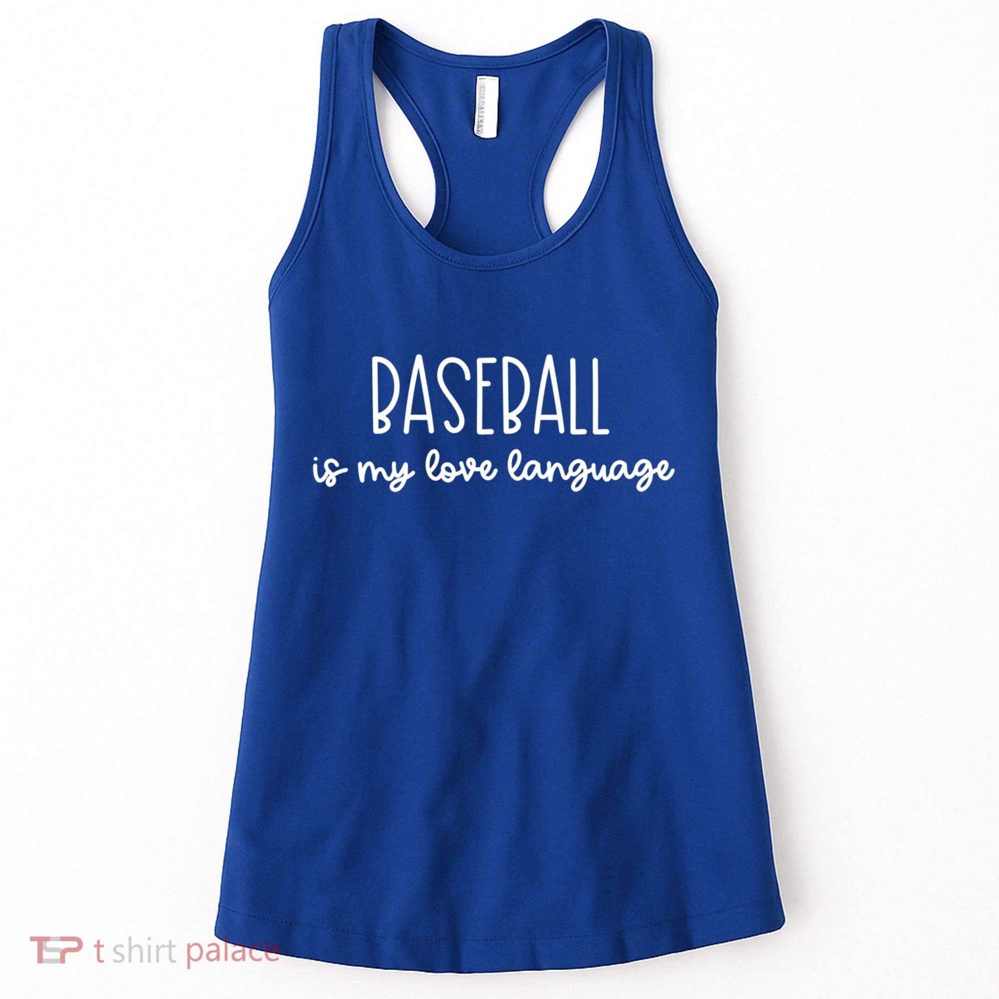 Baseball Is My Love Language Fan Gift Women's Tank Top