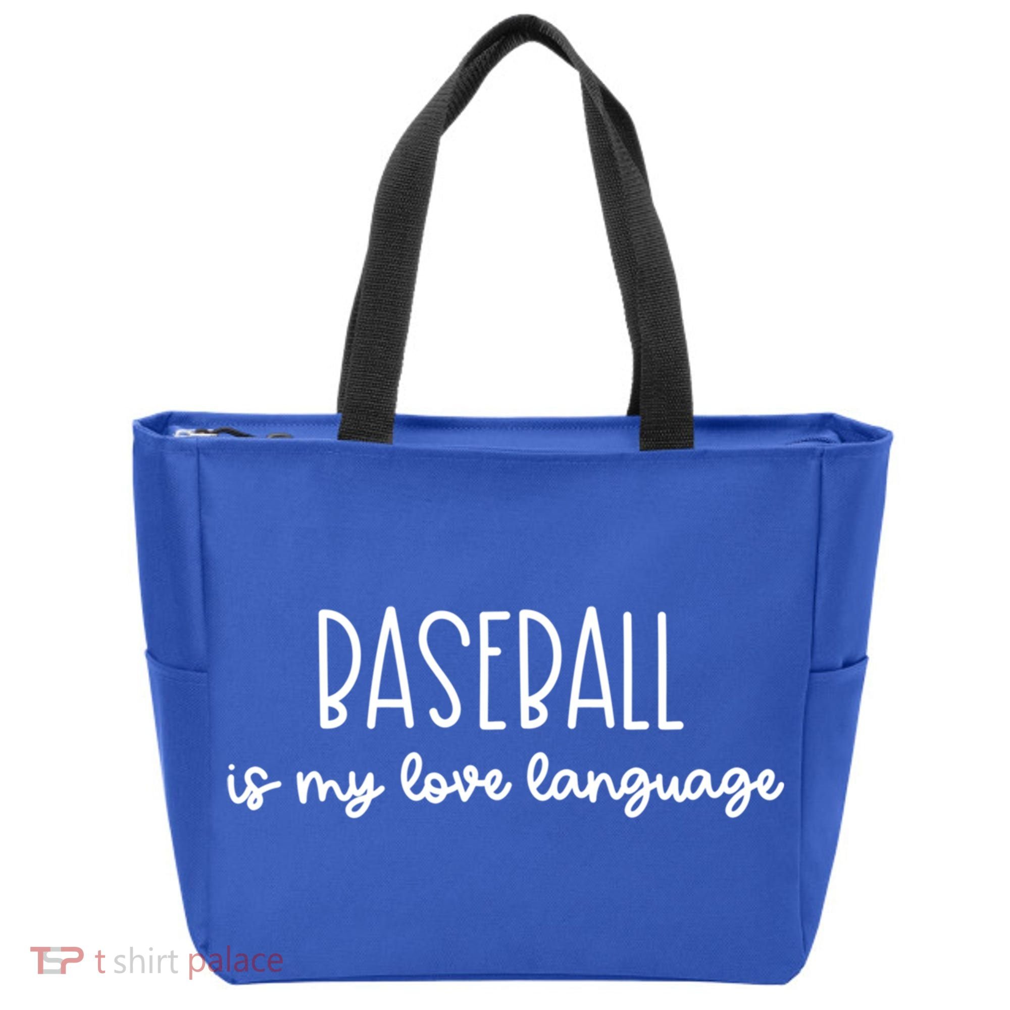 Baseball Is My Love Language Fan Gift Tote Bag