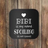 Bibi Is My Name Funny Graphic Gifts For Bibi Grandma Coaster thumb 0