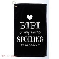 Bibi Is My Name Funny Graphic Gifts For Bibi Grandma Golf Towel thumb 0
