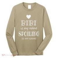 Bibi Is My Name Funny Graphic Gifts For Bibi Grandma Long Sleeve Shirt thumb 0