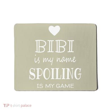 Bibi Is My Name Funny Graphic Gifts For Bibi Grandma Mousepad