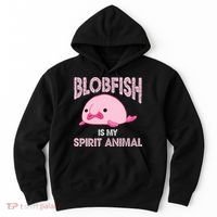 Blobfish Is My Spirit Animal Hoodie thumb 0