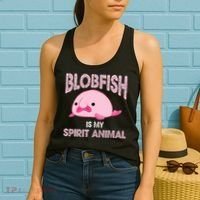 Blobfish Is My Spirit Animal Women's Tank Top thumb 2
