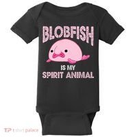 Blobfish Is My Spirit Animal Baby Bodysuit thumb 0