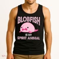 Blobfish Is My Spirit Animal Tank Top thumb 3