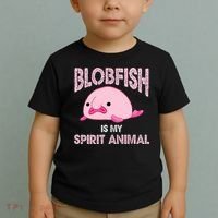 Blobfish Is My Spirit Animal Toddler T-Shirt thumb 2