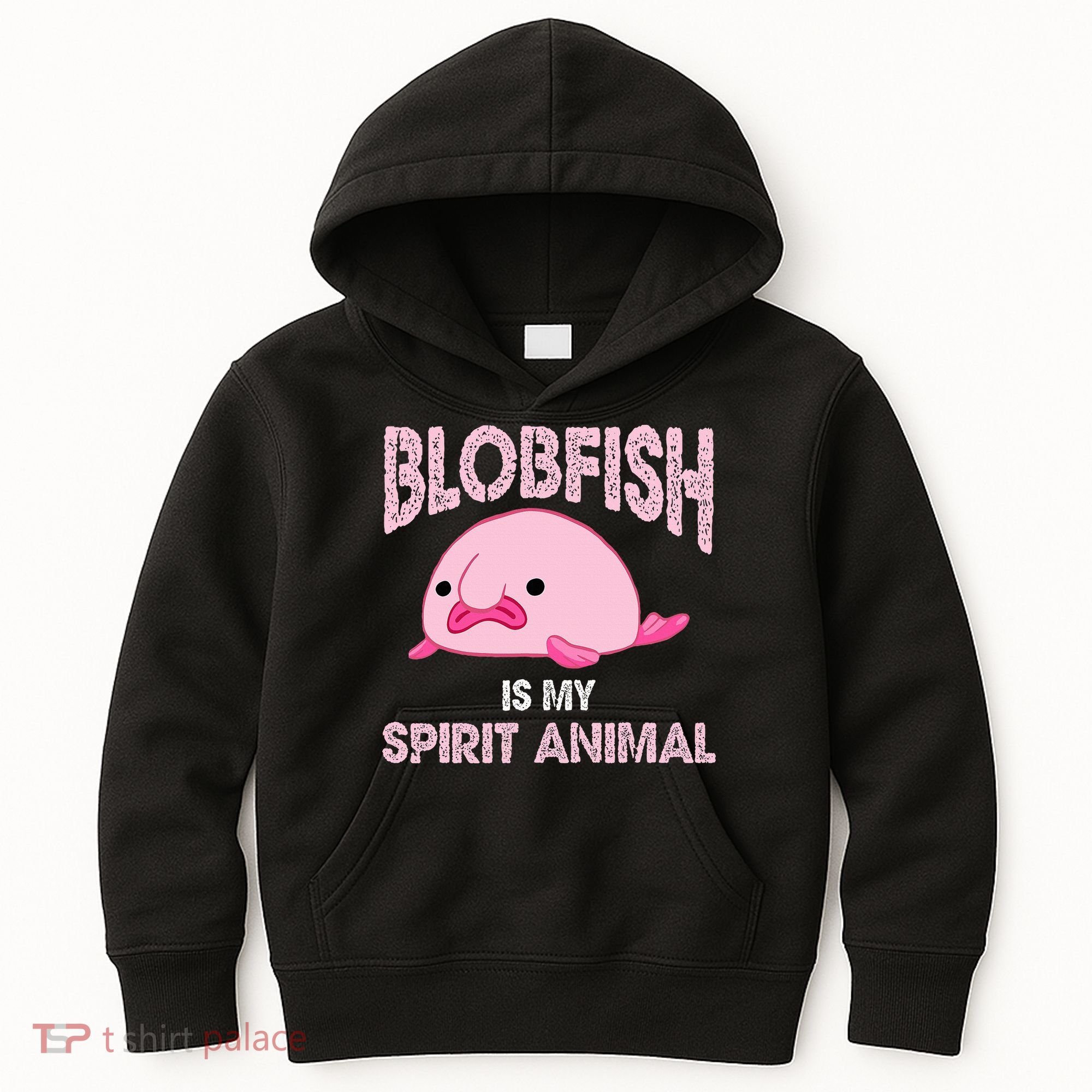 Blobfish Is My Spirit Animal Kids Hoodie
