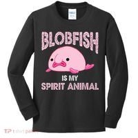 Blobfish Is My Spirit Animal Kids Long Sleeve Shirt thumb 0