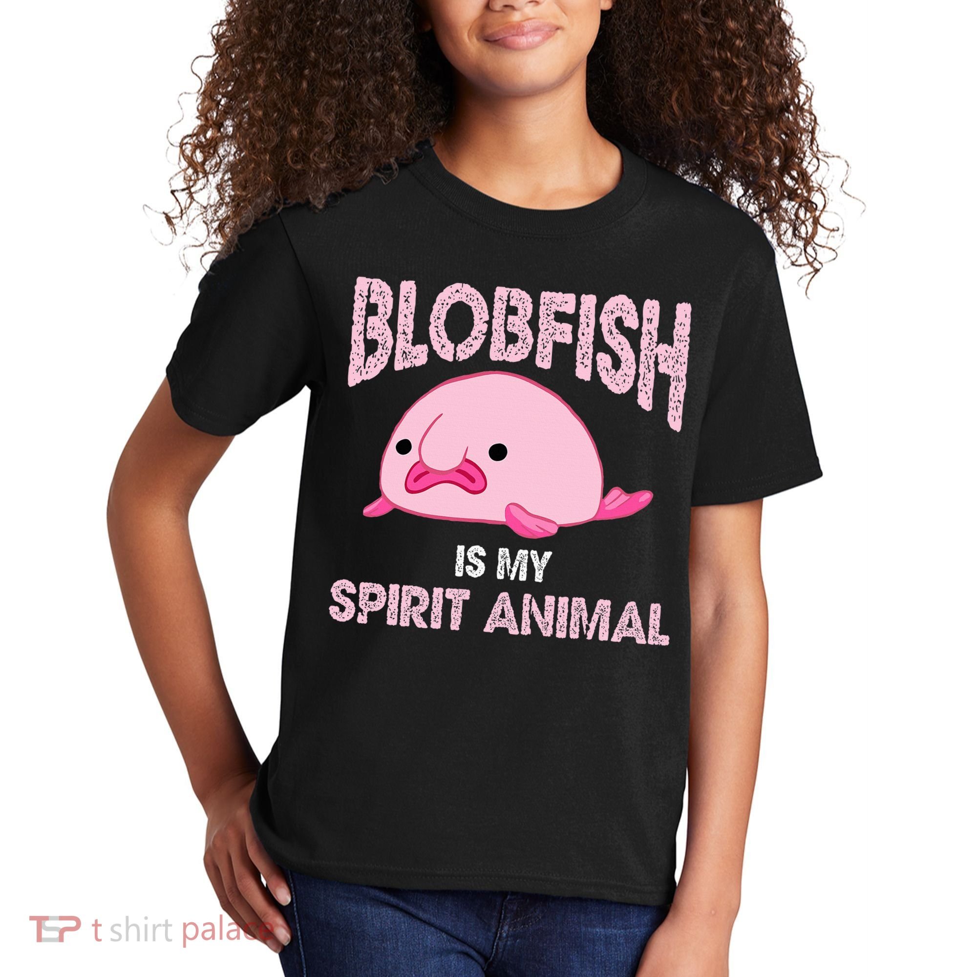Blobfish Is My Spirit Animal Kids T-Shirt