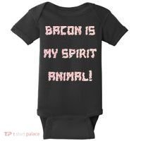BACON IS MY SPIRIT ANIMAL Baby Bodysuit thumb 0