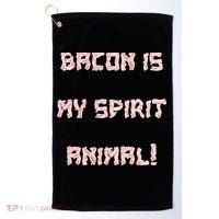 BACON IS MY SPIRIT ANIMAL Golf Towel thumb 0