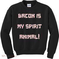 BACON IS MY SPIRIT ANIMAL Kids Sweatshirt thumb 0