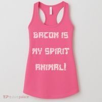 BACON IS MY SPIRIT ANIMAL Women's Tank Top thumb 0