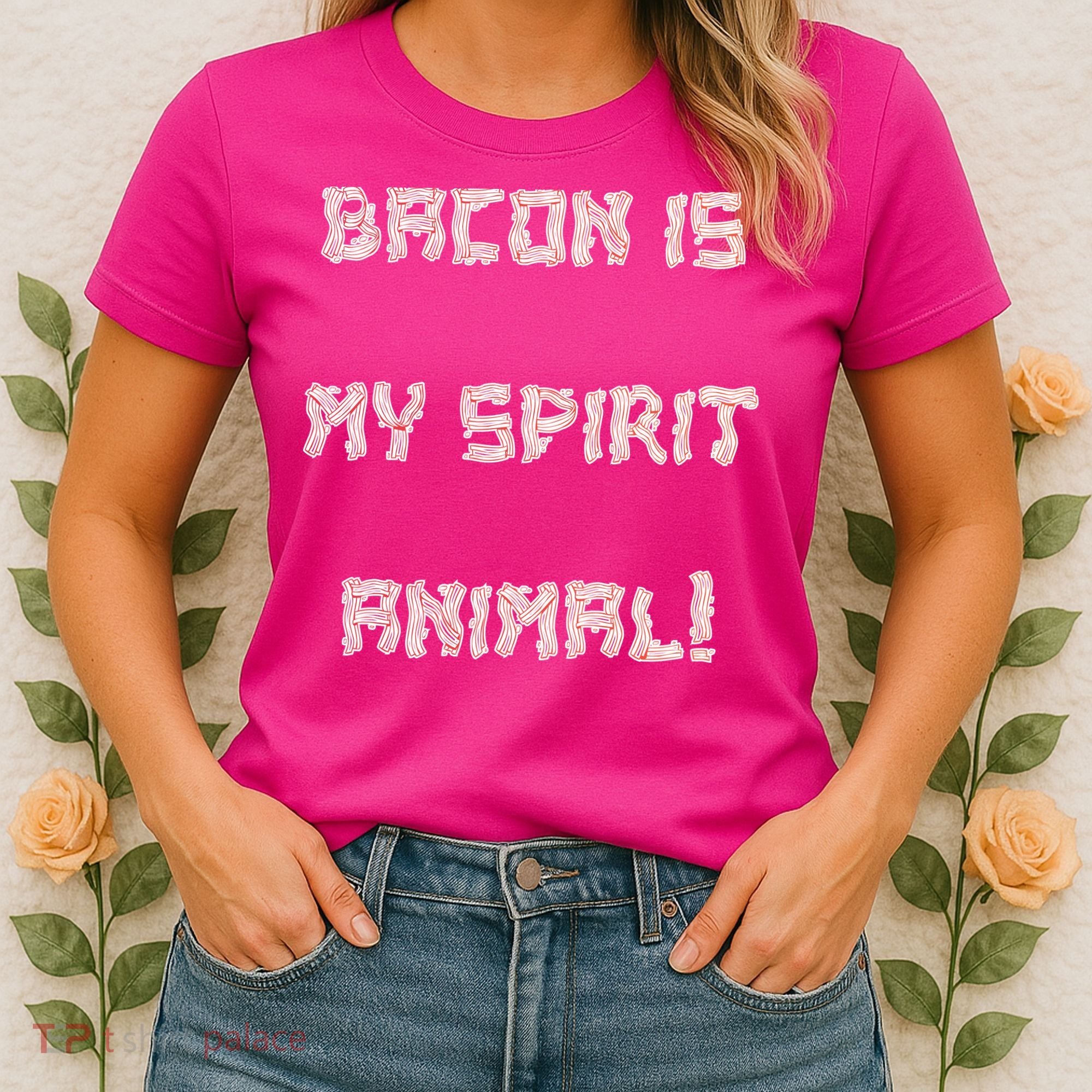 BACON IS MY SPIRIT ANIMAL Women's T-Shirt