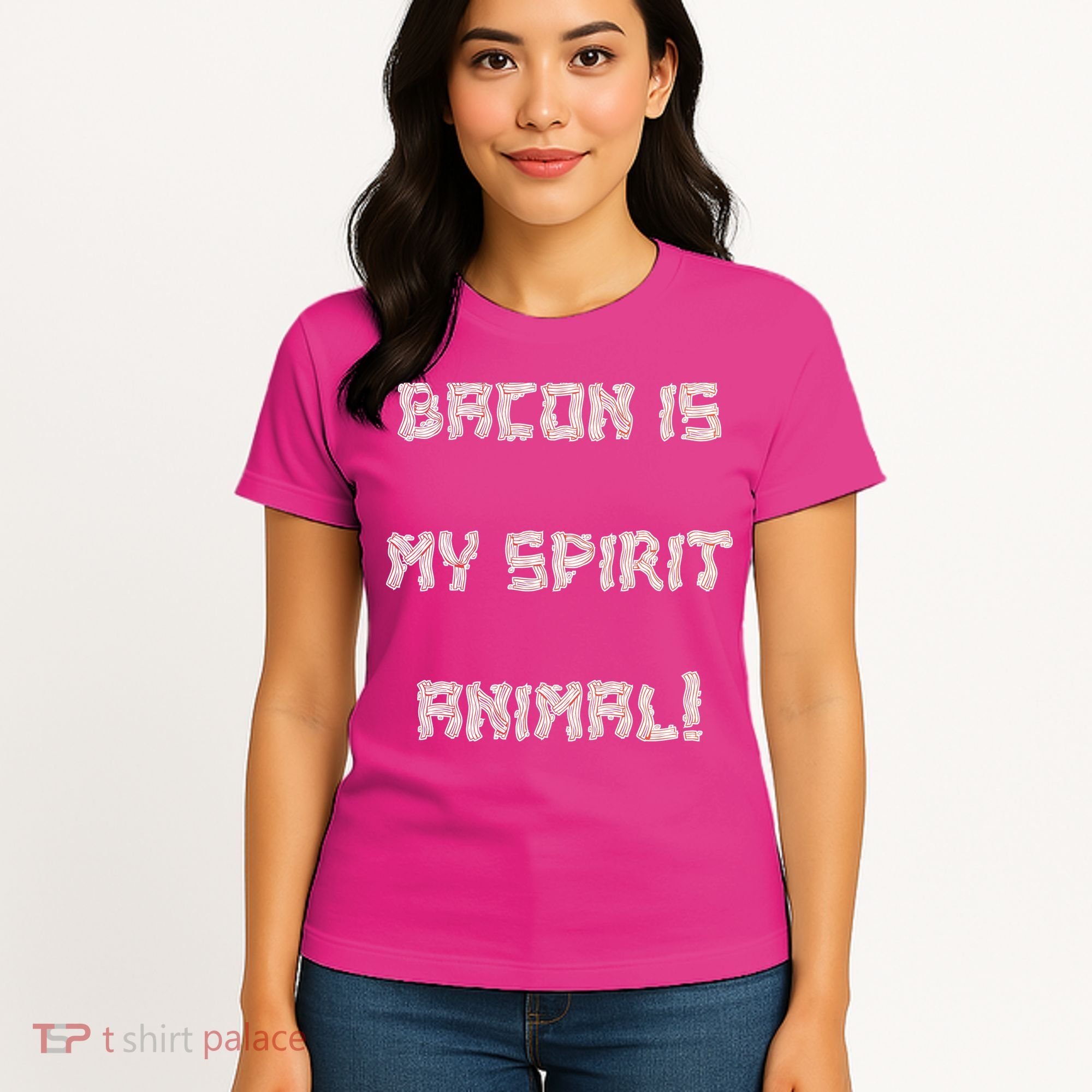 BACON IS MY SPIRIT ANIMAL Women's T-Shirt
