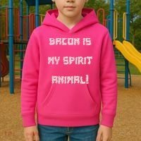 BACON IS MY SPIRIT ANIMAL Kids Hoodie thumb 2