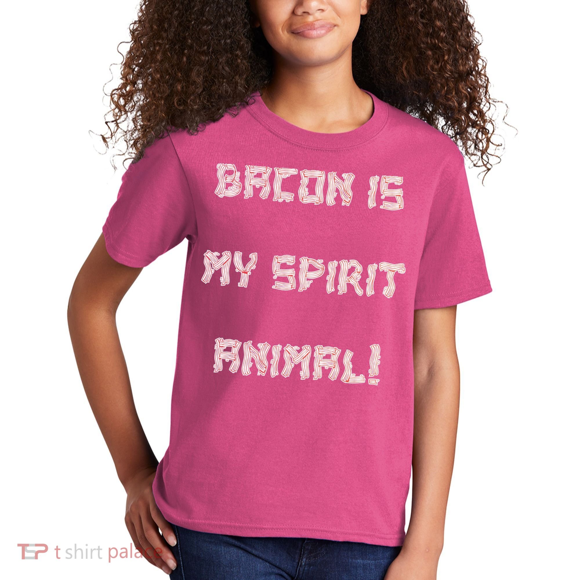 BACON IS MY SPIRIT ANIMAL Kids T-Shirt
