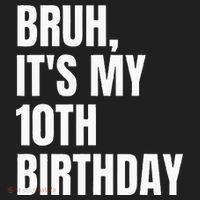 Bruh Its My 10th Birthday Beanie thumb 2