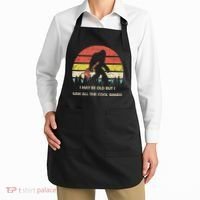 Bigfoot I May Be Old But Saw All The Cool Bands With Guitar Apron thumb 2