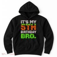 Boy It'S My 5th Birthday Bro Video Game Pixel Hoodie thumb 0