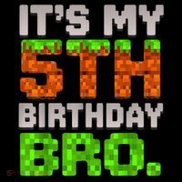 Boy It'S My 5th Birthday Bro Video Game Pixel Women's Hoodie thumb 2