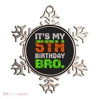 Boy It'S My 5th Birthday Bro Video Game Pixel Ornament thumb 0