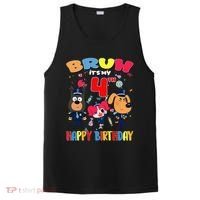 Bruh Its My 4th Birthday Sheriff Party Gift for PosiCharge Competitor Tank thumb 0