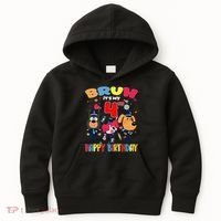 Bruh Its My 4th Birthday Sheriff Party Gift for Kids Hoodie thumb 0