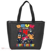 Bruh Its My 4th Birthday Sheriff Party Gift for Tote Bag thumb 0