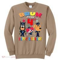 Bruh Its My 4th Birthday Sheriff Party Gift for Sweatshirt thumb 0