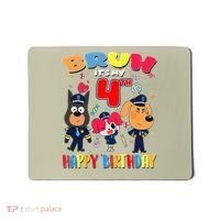 Bruh Its My 4th Birthday Sheriff Party Gift for Mousepad thumb 0