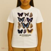 Butterflies In My Stomach Butterfly Retro Vintage T-Shirt thumb 4