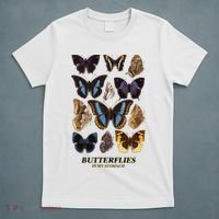 Butterflies In My Stomach Butterfly Retro Vintage T-Shirt thumb 5