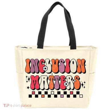 Boho Inclusion Matters Special Education Sped Teacher Tote Bag